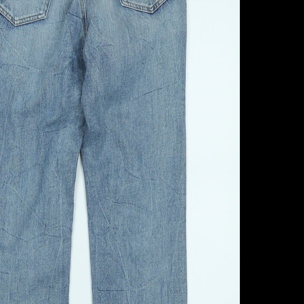 River Island Womens Blue  Denim Mom Jeans Size 10 L25 in