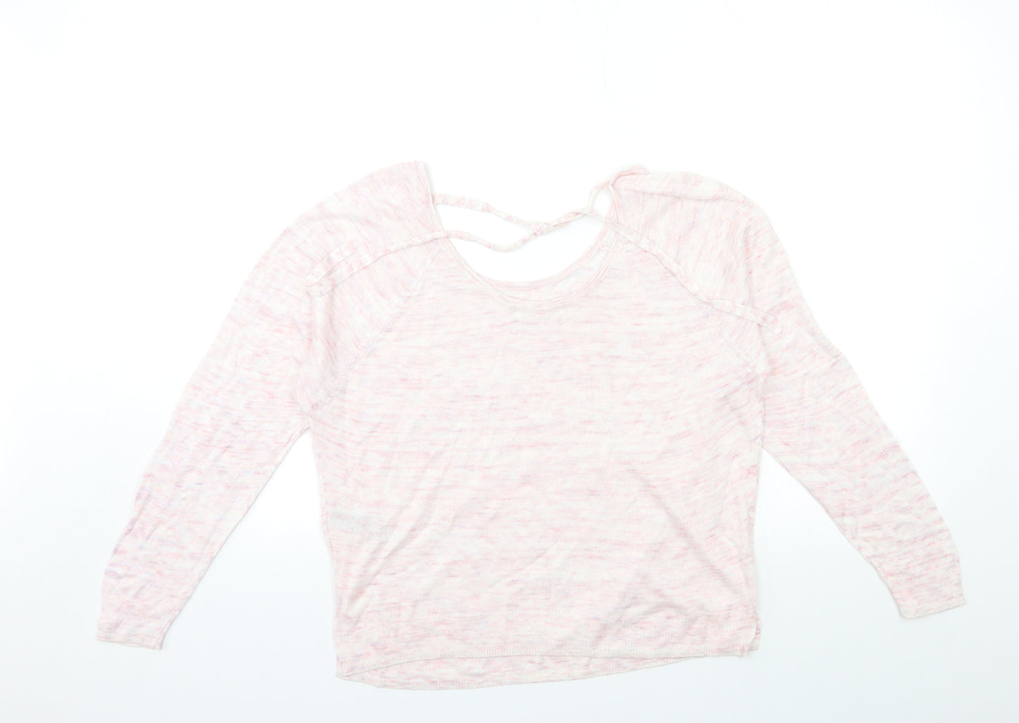 Marks and Spencer Womens Pink  Knit Pullover Jumper Size 10