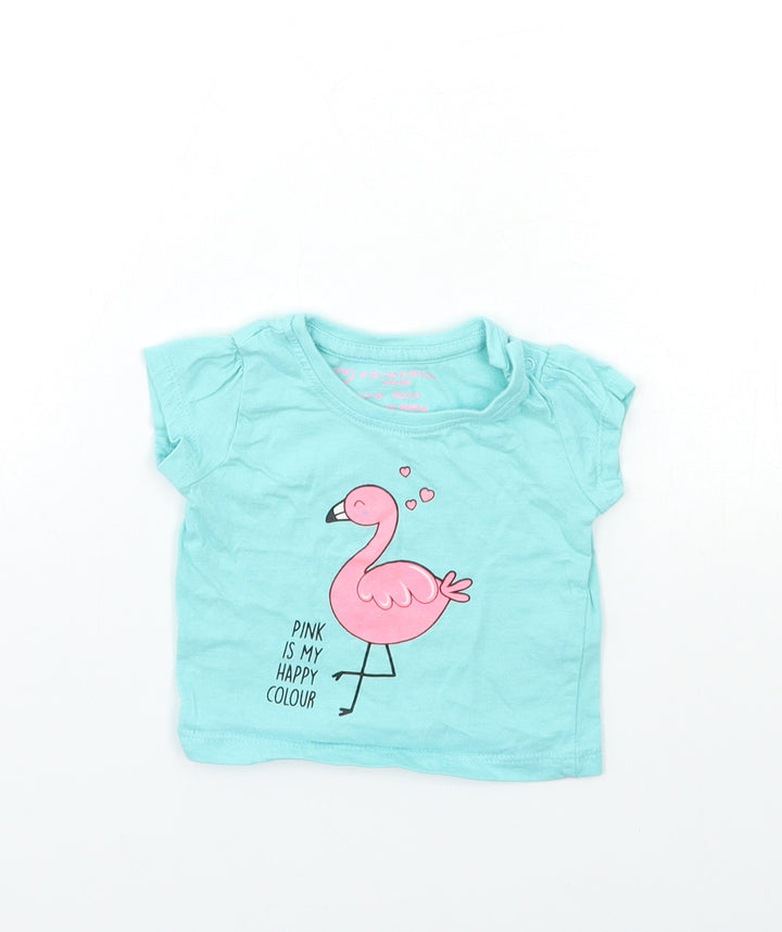Primark Baby Blue   Pullover T-Shirt Size 0-3 Months