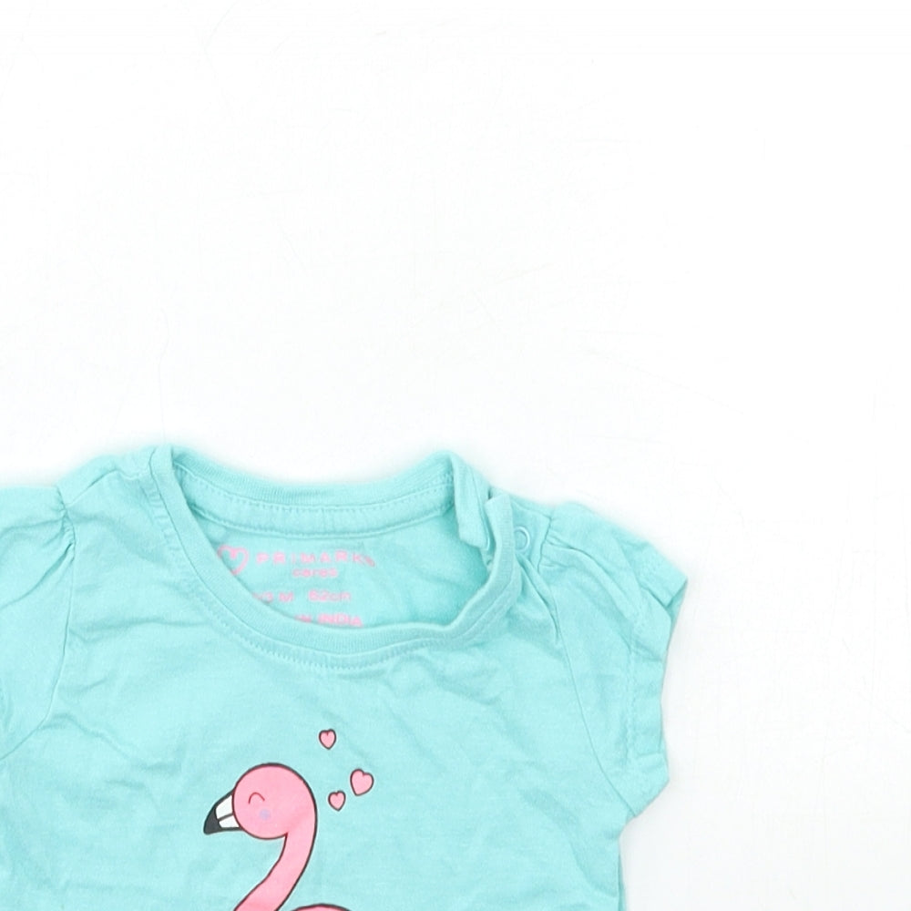 Primark Baby Blue   Pullover T-Shirt Size 0-3 Months