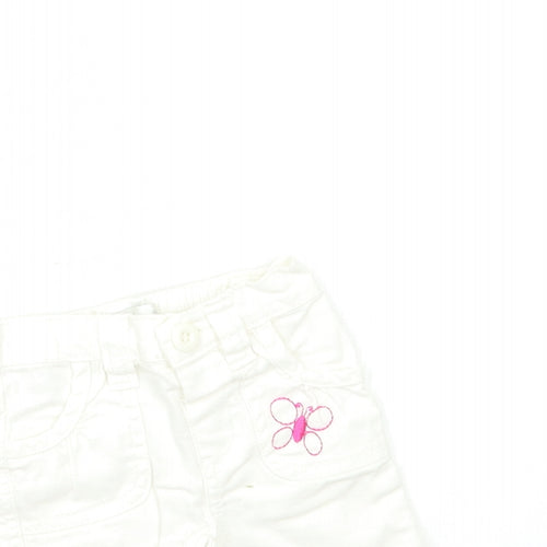 Earlydays Baby White  Damask Capri Jeans Size 3-6 Months