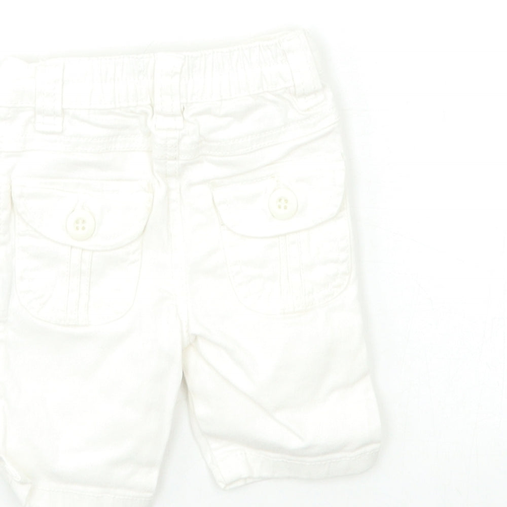 Earlydays Baby White  Damask Capri Jeans Size 3-6 Months
