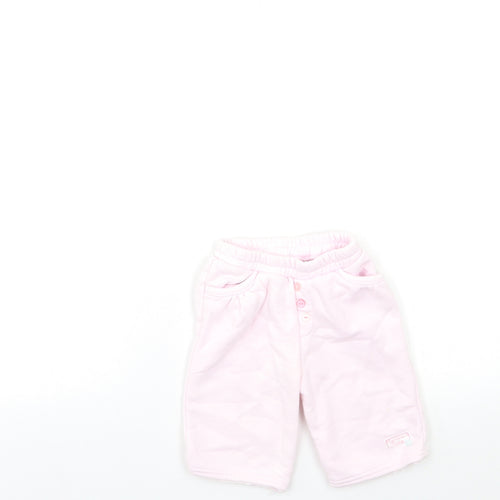 Preworn Baby Pink   Sweatpants Trousers Size 3-6 Months