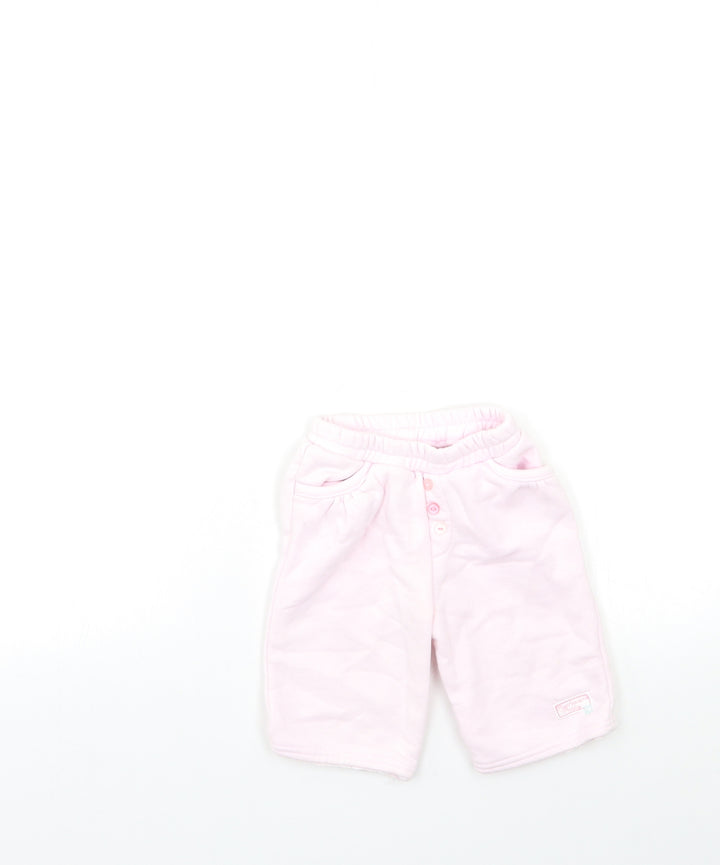 Preworn Baby Pink Sweatpants Trousers Size 3-6 Months