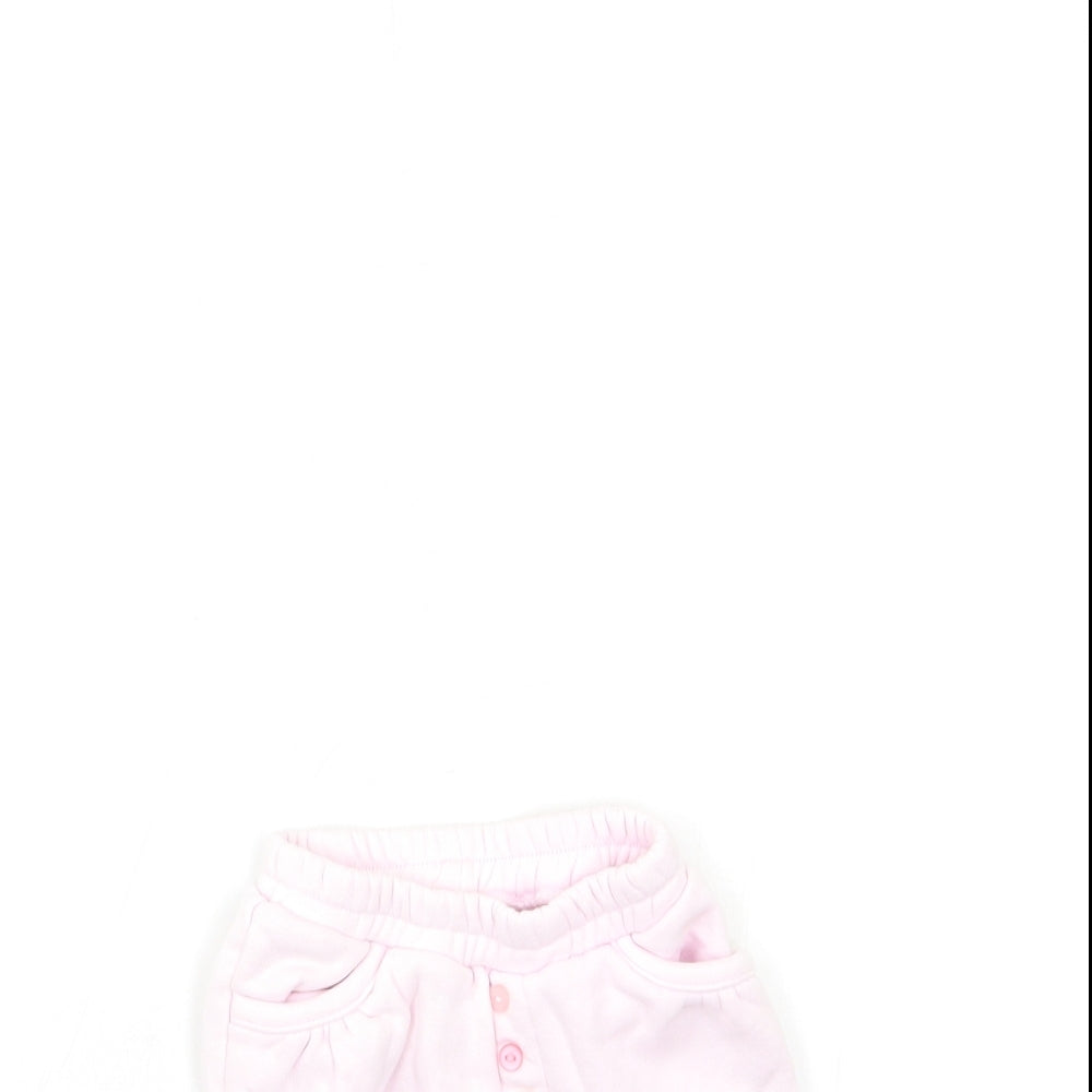 Preworn Baby Pink   Sweatpants Trousers Size 3-6 Months