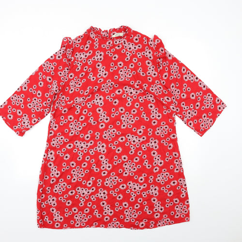 Papaya Womens Red Floral  A-Line  Size 14