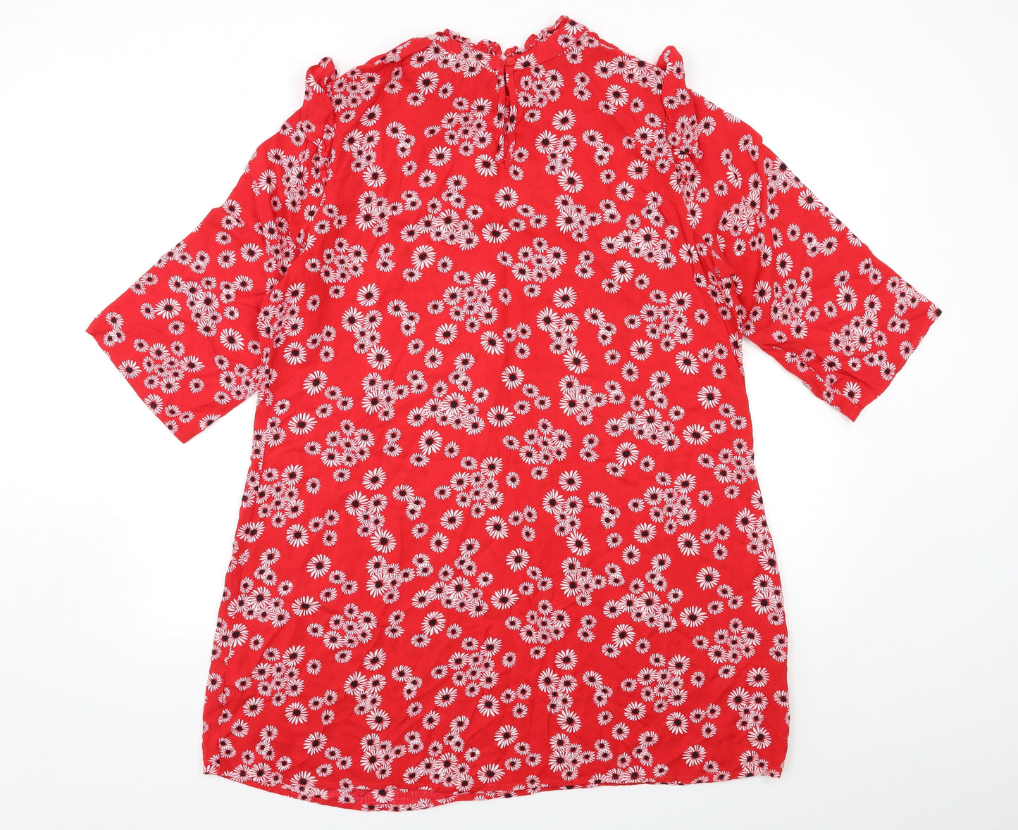 Papaya Womens Red Floral  A-Line  Size 14