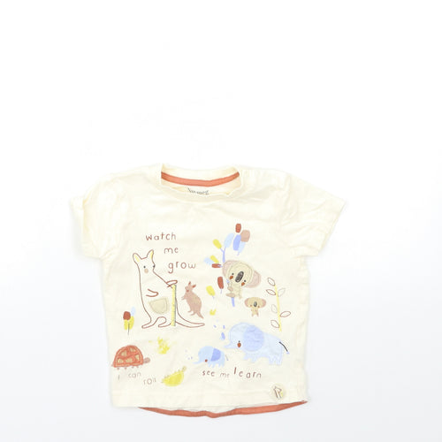 Nutmeg Baby Beige   Basic T-Shirt Size 12-18 Months