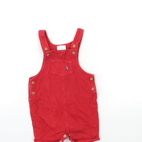 NEXT Baby Red   Dungaree One-Piece Size 6-9 Months