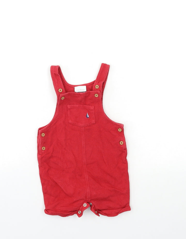NEXT Baby Red   Dungaree One-Piece Size 6-9 Months