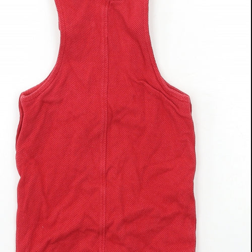 NEXT Baby Red   Dungaree One-Piece Size 6-9 Months