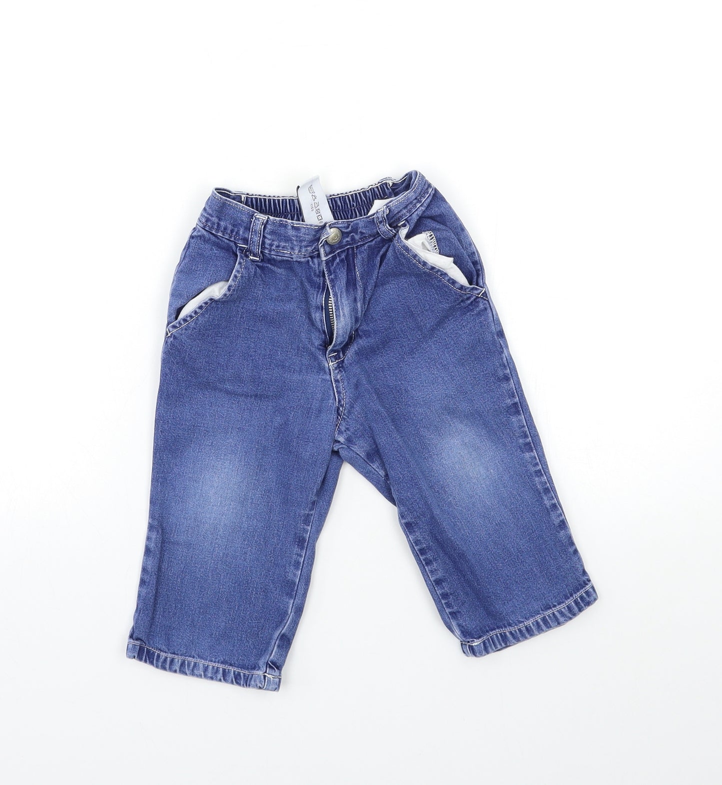 Gap Baby Blue  Denim Cargo Jeans Size 18-24 Months