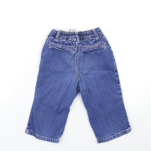 Gap Baby Blue  Denim Cargo Jeans Size 18-24 Months