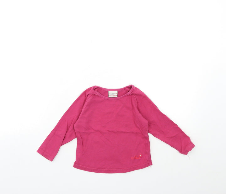 NEXT Baby Pink   Basic T-Shirt Size 12 Months