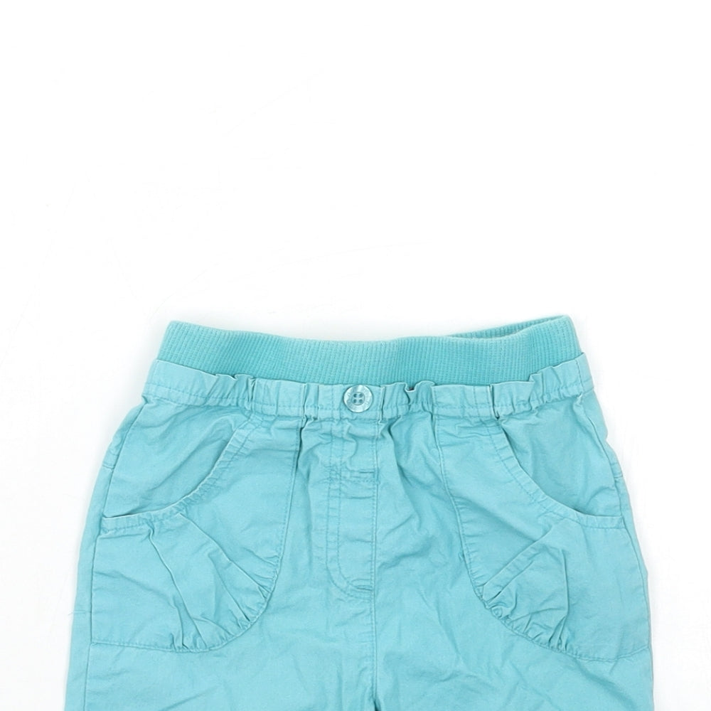 MINIMODE Baby Blue   Cargo Trousers Size 12-18 Months