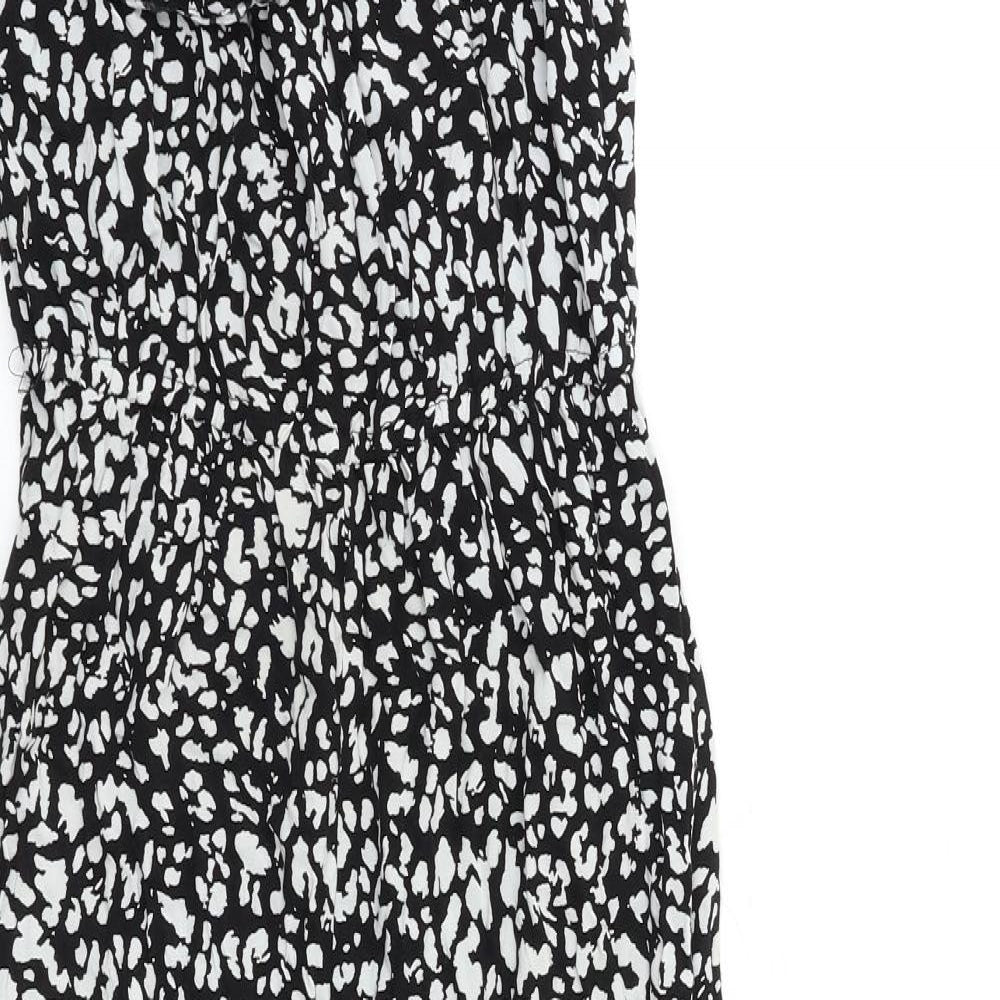 Miss evie Girls Black Geometric  Jumpsuit One-Piece Size 11-12 Years
