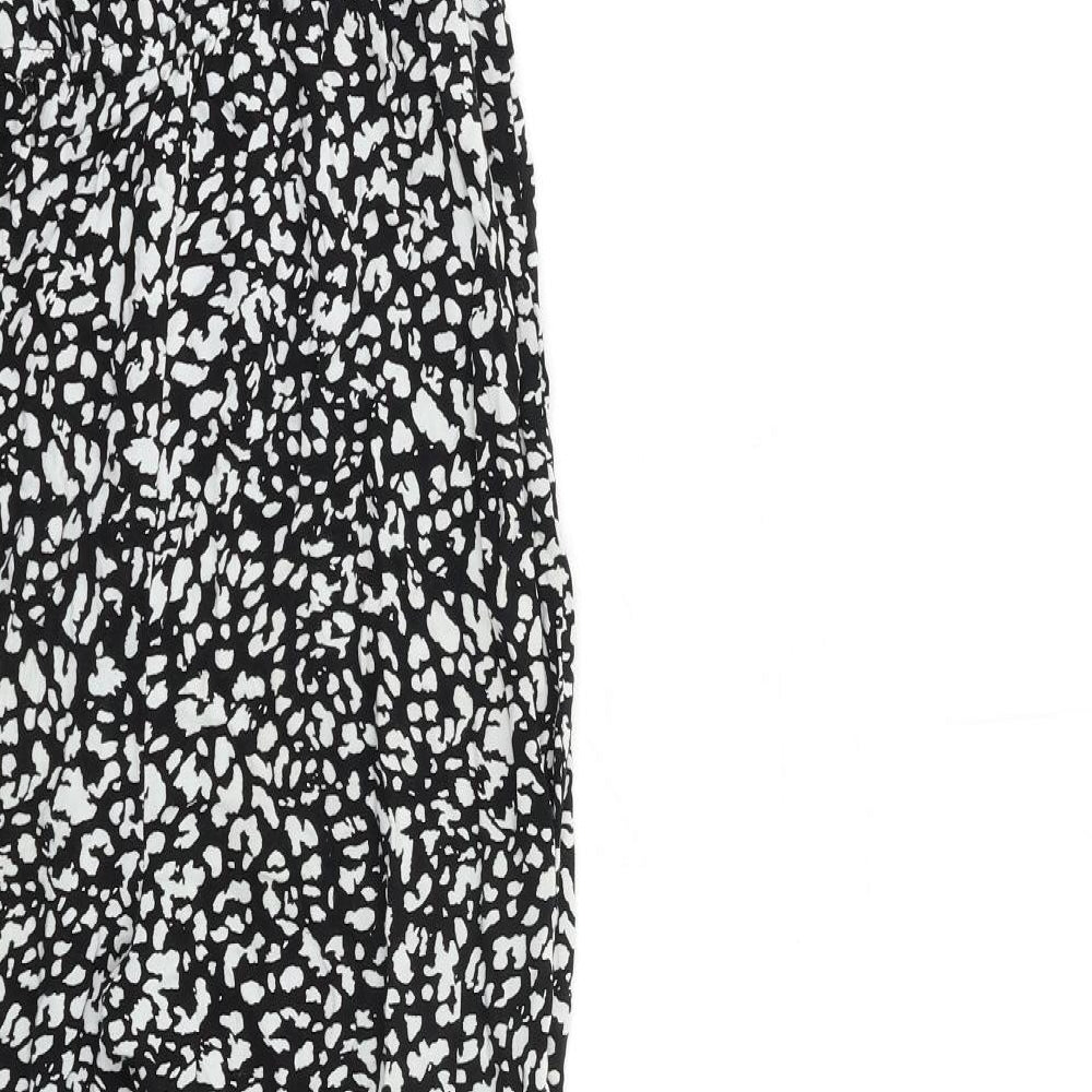Miss evie Girls Black Geometric  Jumpsuit One-Piece Size 11-12 Years