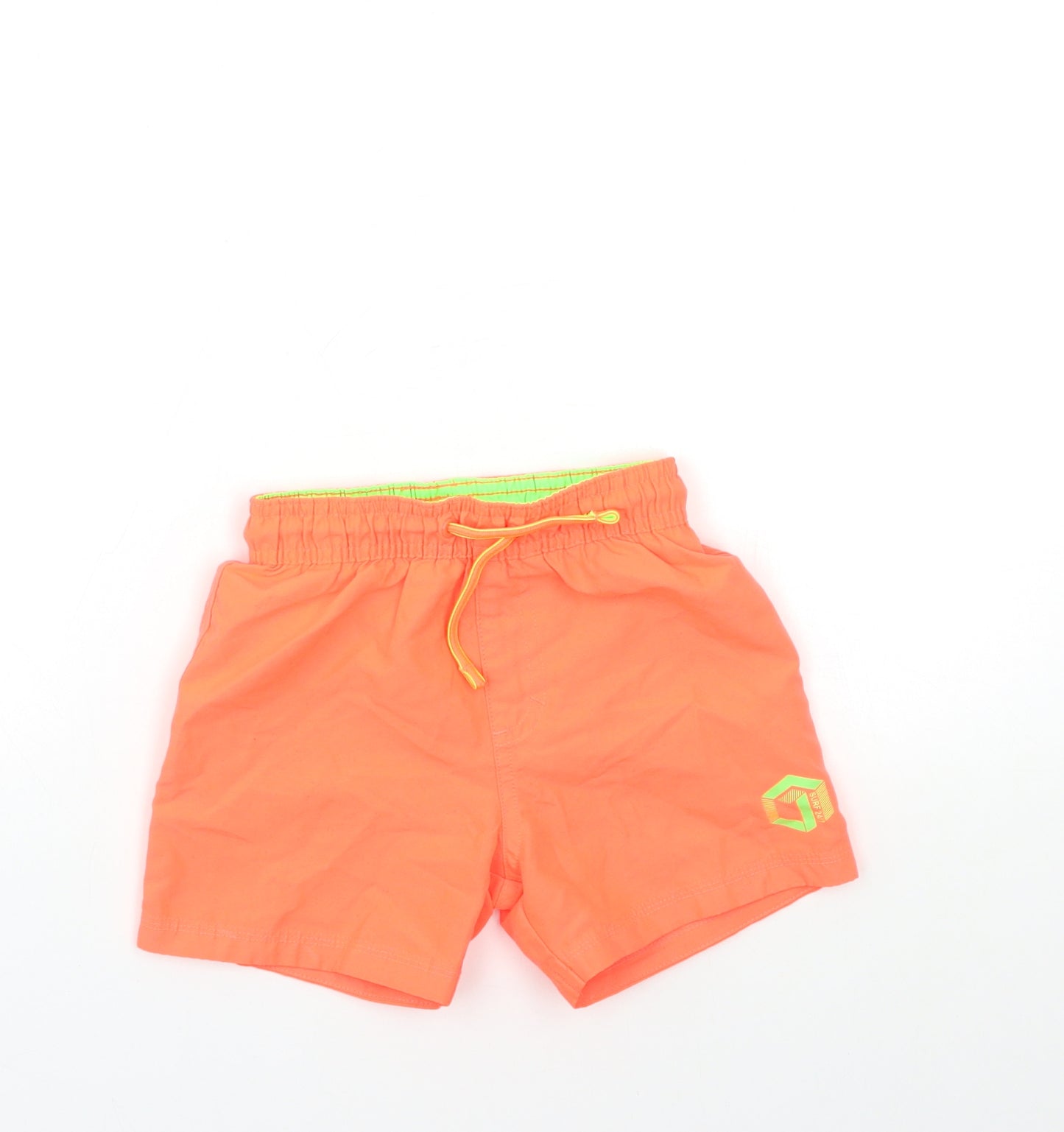 F&F Boys Orange   Bermuda Shorts Size 3-4 Years