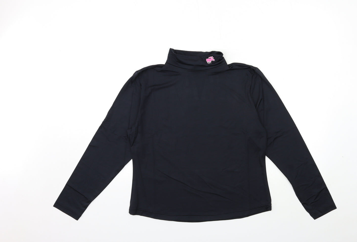 Moose Golf Clothing Womens Black   Basic T-Shirt Size L