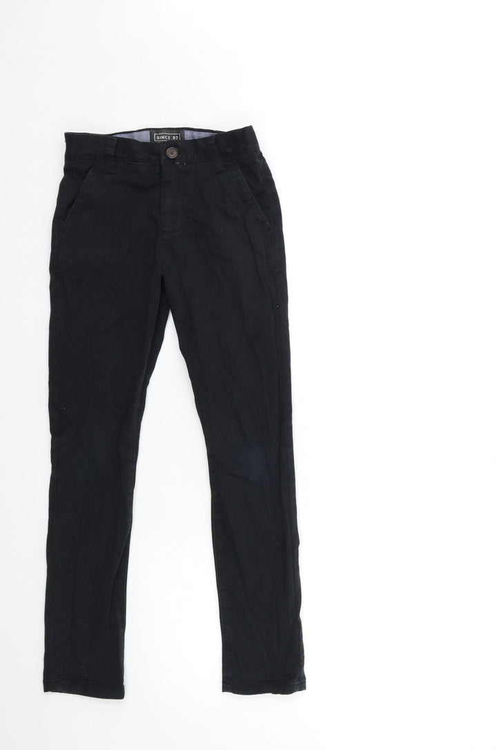 NEXT Boys Black   Chino Trousers Size 9 Months