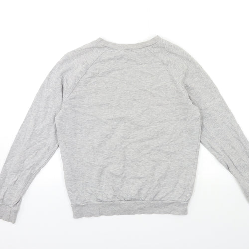 H&M Womens Grey   Pullover Sweatshirt Size M  - team internet