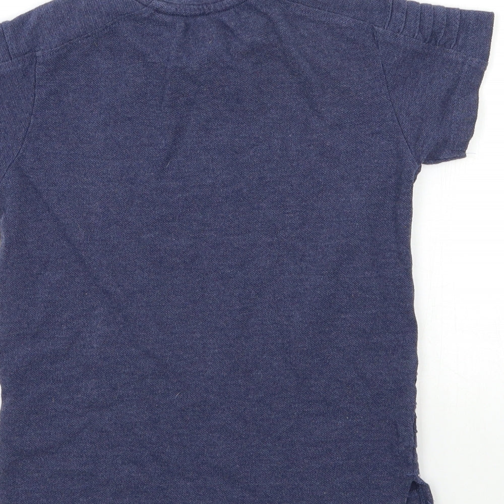 Primark Boys Blue   Basic T-Shirt Size 5-6 Years  - cool kids