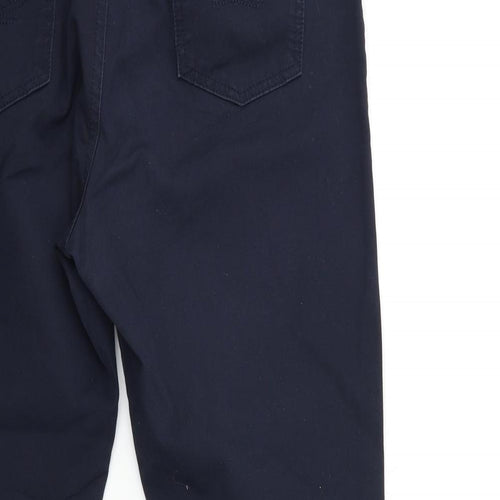Marks and Spencer Womens Blue   Chino Trousers Size 38 in L30 in