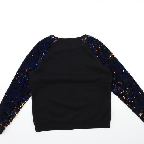 F&F Womens Black   Pullover Sweatshirt Size 6