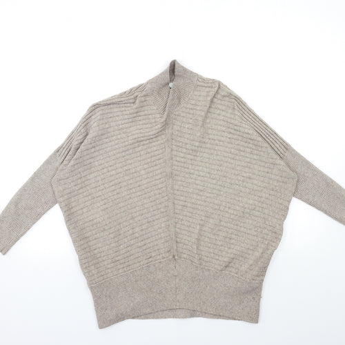 River Island Womens Brown  Knit Pullover Jumper Size XS