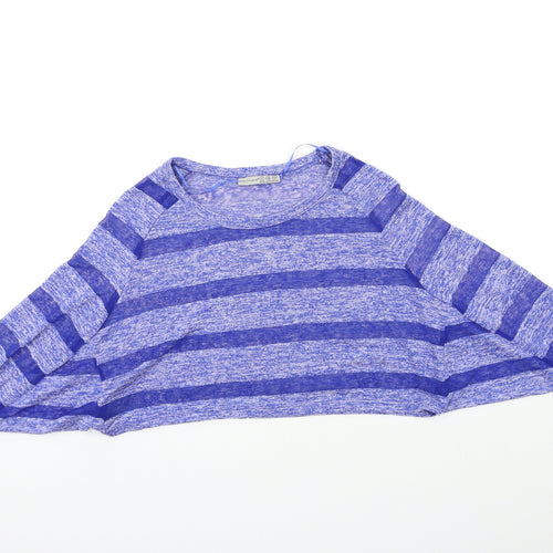 Atmosphere Womens Blue Striped  Pullover Jumper Size 8