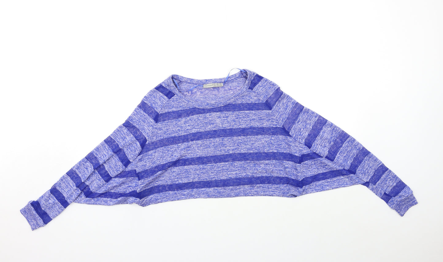 Atmosphere Womens Blue Striped  Pullover Jumper Size 8