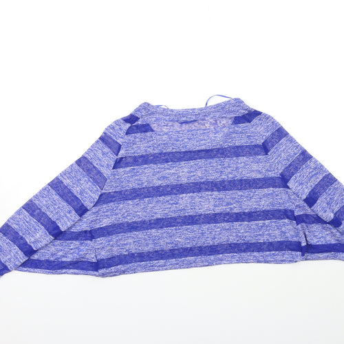 Atmosphere Womens Blue Striped  Pullover Jumper Size 8
