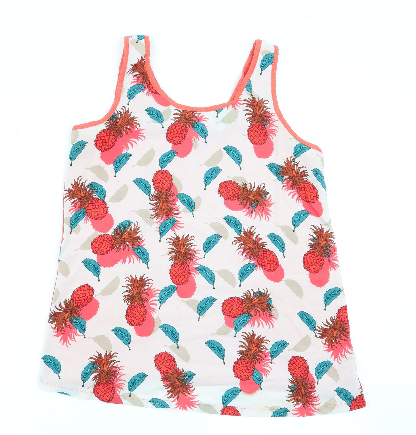 NEXT Womens Multicoloured Geometric  Basic Tank Size 10