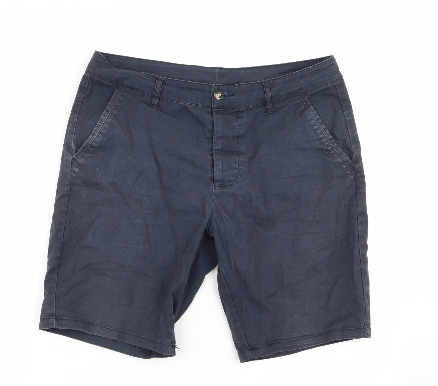 ASOS Mens Blue   Chino Shorts Size 32 in