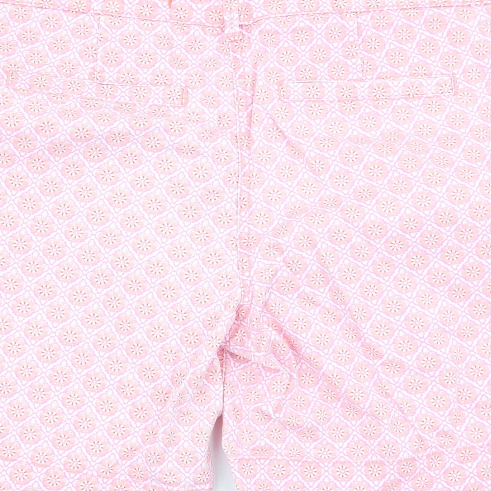 NEXT Womens Multicoloured Geometric  Cargo Shorts Size 10