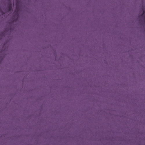 Roman Womens Purple   Basic T-Shirt Size 12