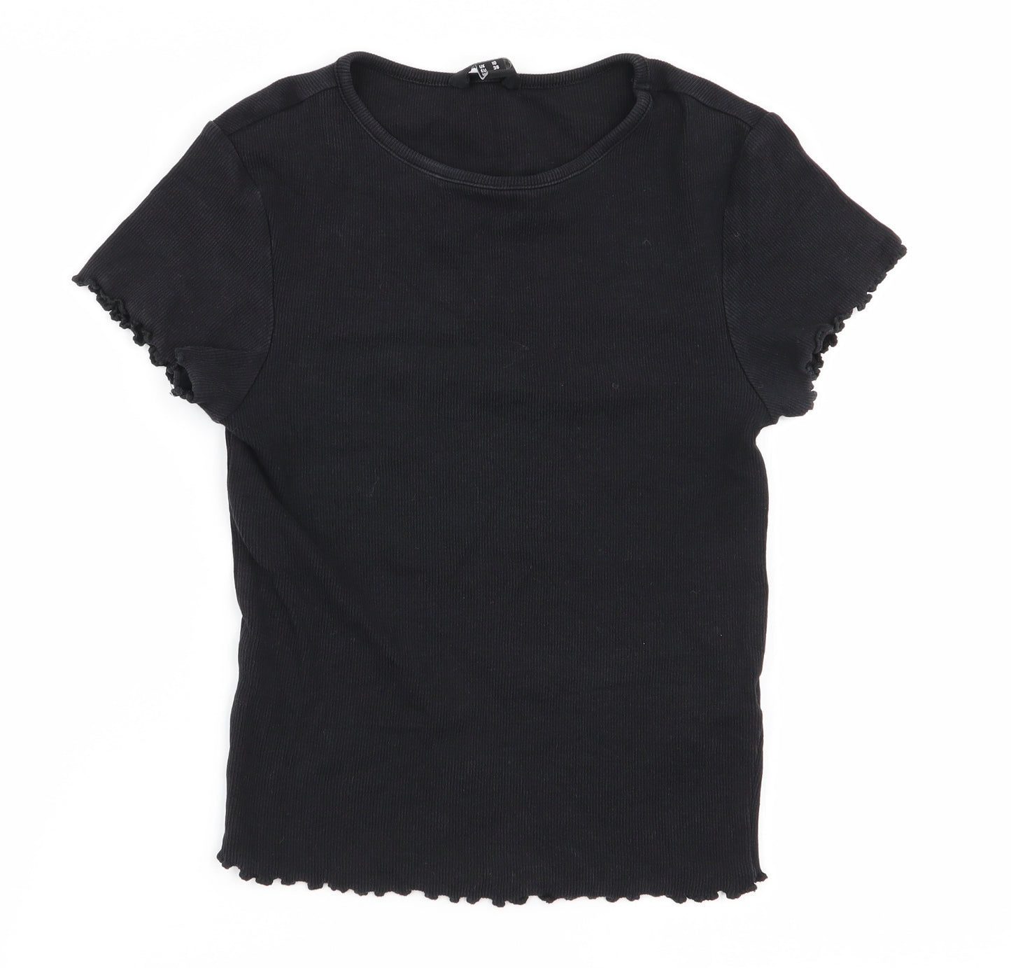 New Look Womens Black   Basic T-Shirt Size 10