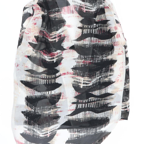 VERO MODA Womens Multicoloured Geometric  Basic Blouse Size M