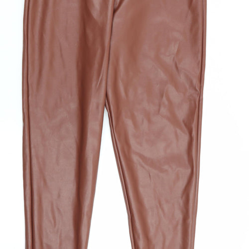 PLT Womens Brown   Trousers  Size 8 L31 in - Stretch waistband
