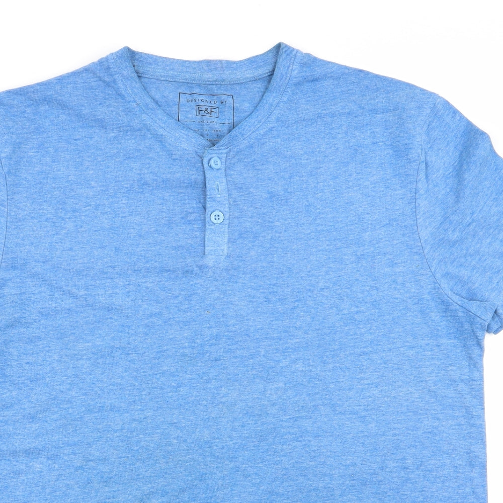 F&F Mens Blue    T-Shirt Size S