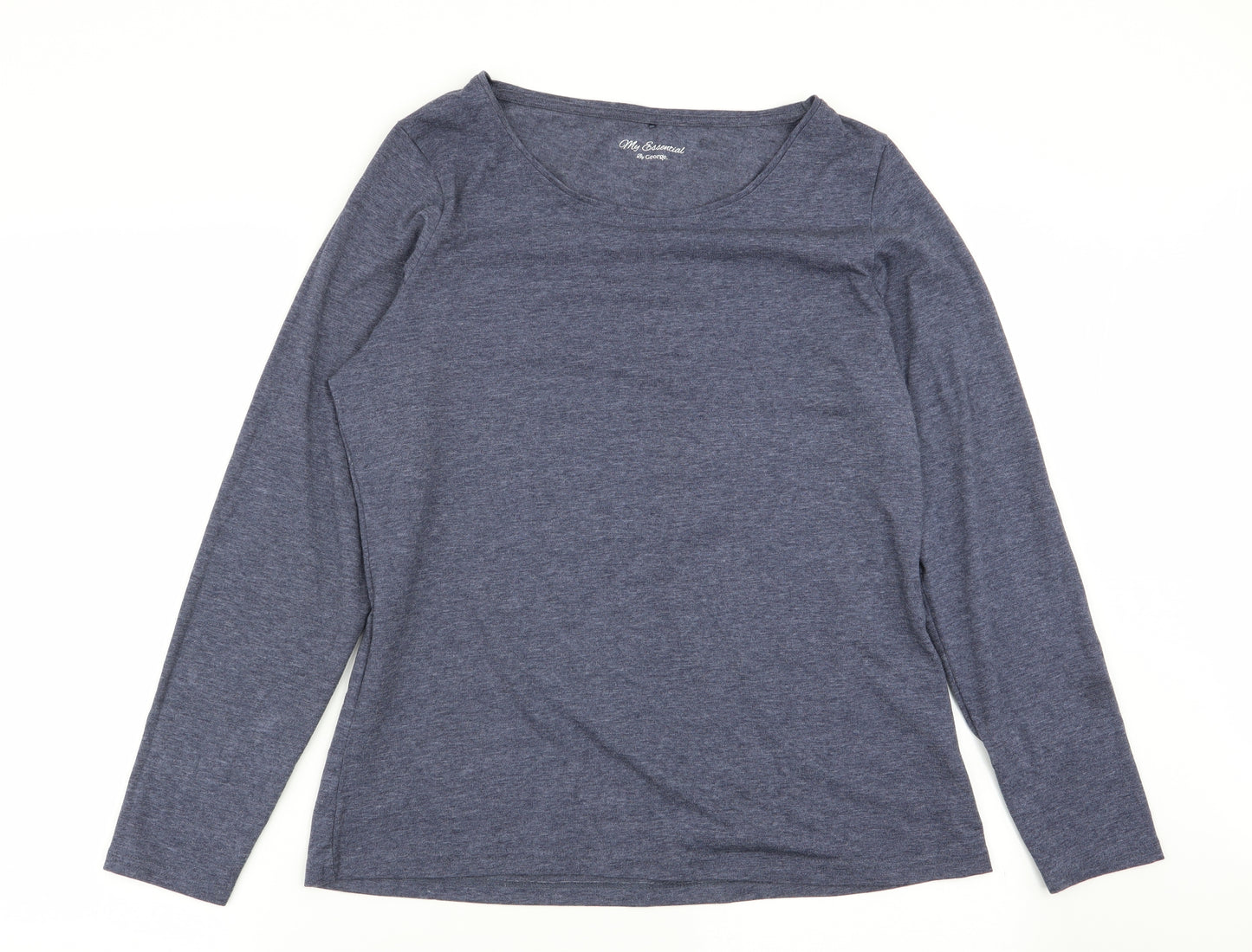 Asda George Womens Blue   Basic T-Shirt Size 16