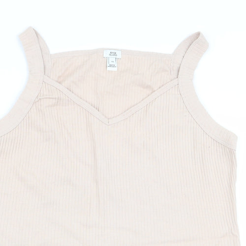 River Island Womens Beige   Basic Tank Size 16