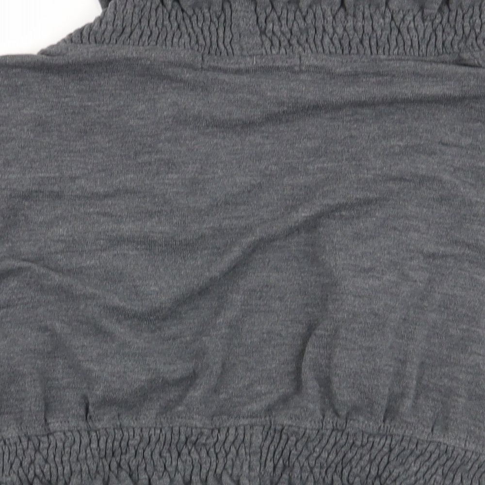 plavet gold Womens Grey   Cardigan Jumper Size XL