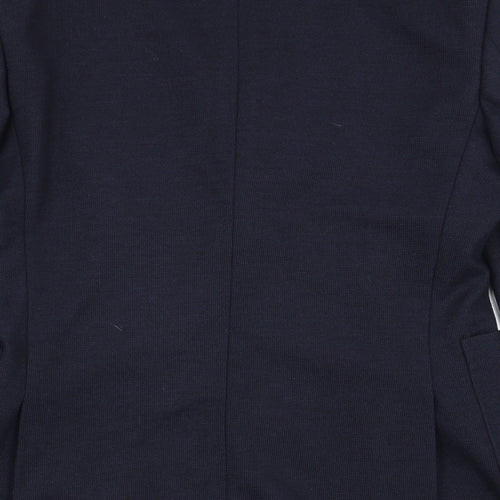 Easy Mens Blue   Jacket Blazer Size S