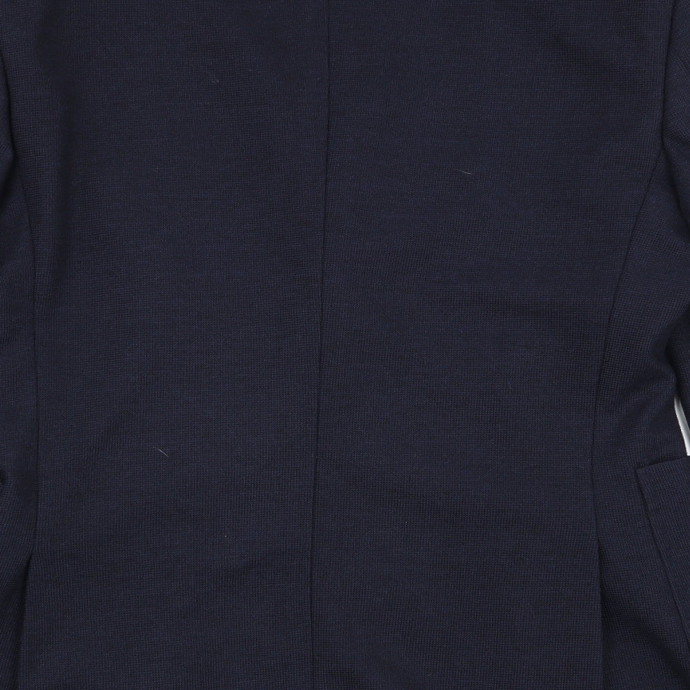 Easy Mens Blue   Jacket Blazer Size S