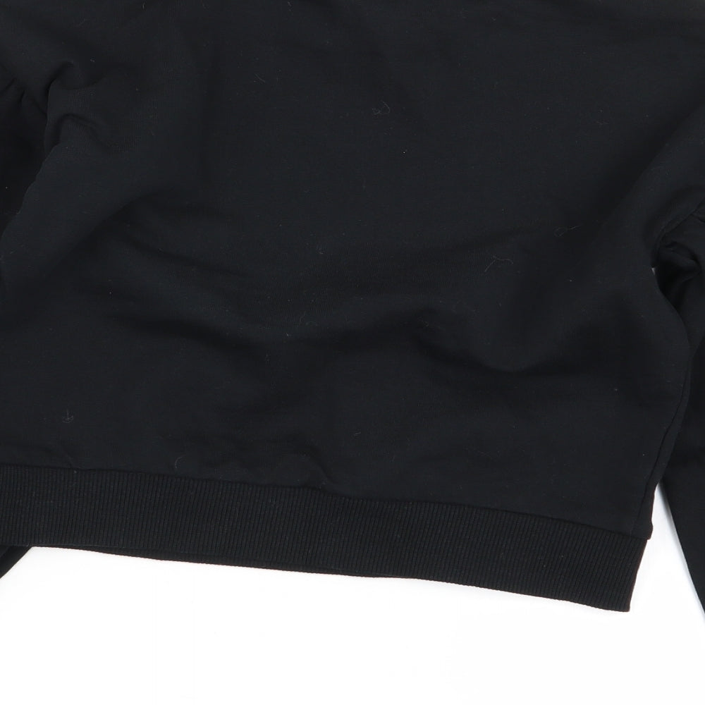 Asda George Girls Black   Pullover Jumper Size 7-8 Years  - friends
