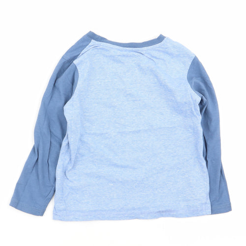 Asda George Boys Blue   Basic T-Shirt Size 4-5 Years