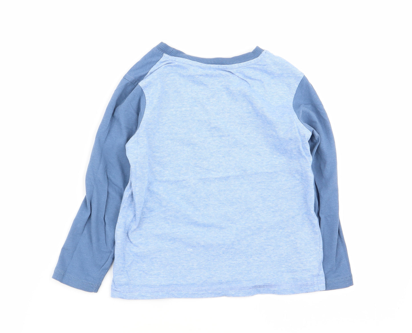 Asda George Boys Blue   Basic T-Shirt Size 4-5 Years