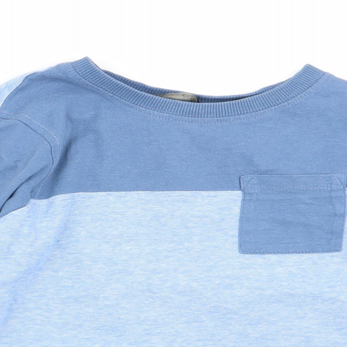 Asda George Boys Blue   Basic T-Shirt Size 4-5 Years