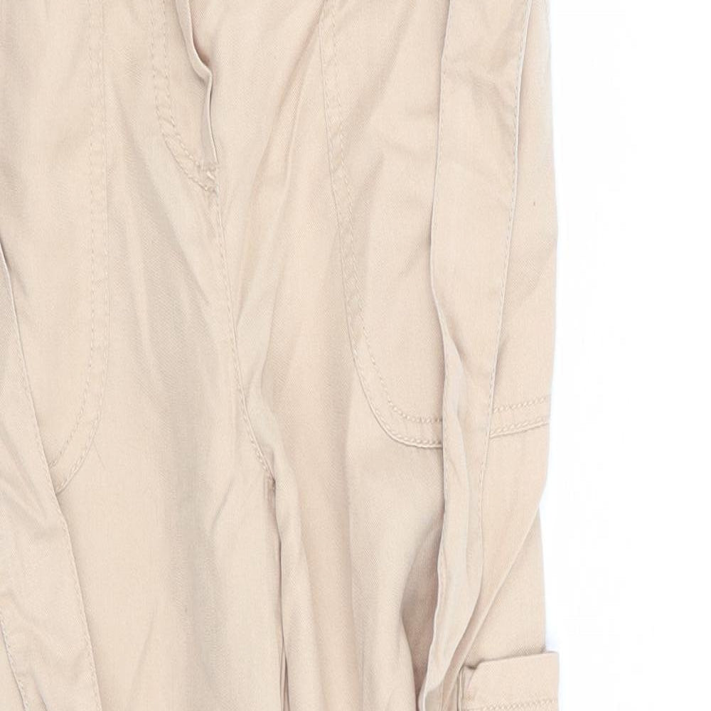 Asda George Girls Beige   Cargo Trousers Size 7-8 Years